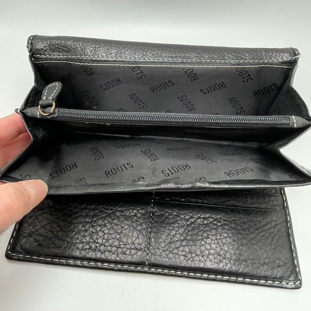 Large Roots Leather Wallet - Picture 4 of 7